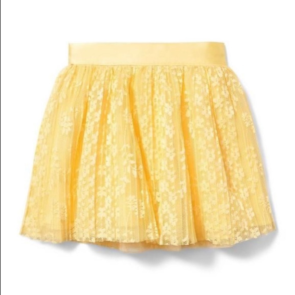 Janie and Jack Juno Valentine Floral Lace Skirt, 2T - NWT